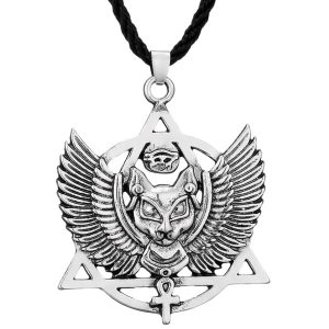 Collier Chat Egyptien